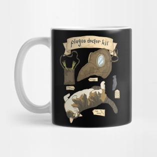 Plague doctor kit. history nerd Mug